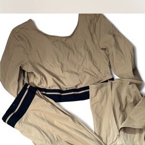 JoyLab Tan Leggings and Top Set